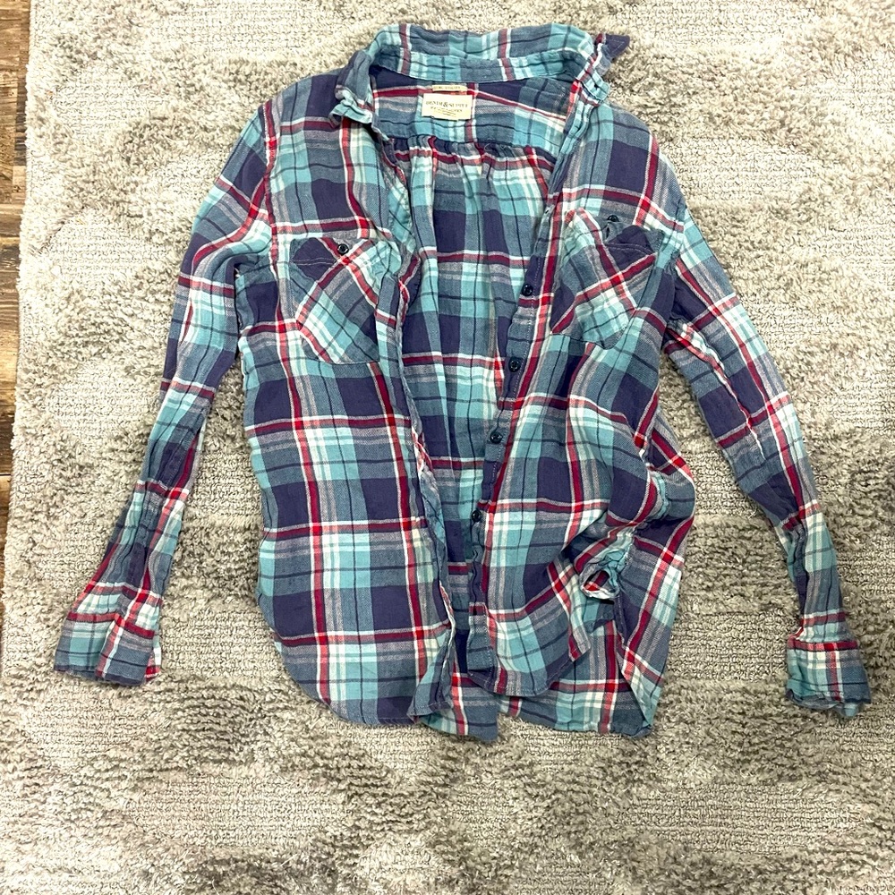 Ralph Lauren red, white and blue flannel